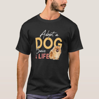 Adopt A Dog Save A Life Rescue Pekingese T-Shirt