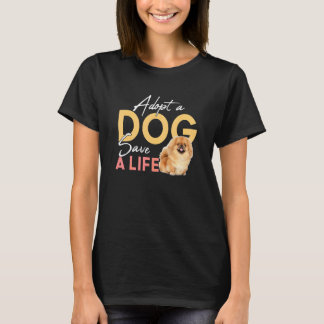 Adopt A Dog Save A Life Rescue Pekingese T-Shirt