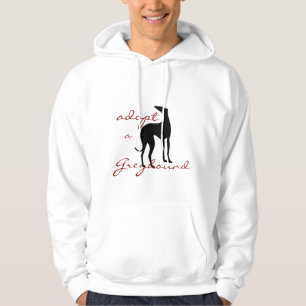 Adopt a Greyhound Dog Lovers Animal Rescue Hoodie