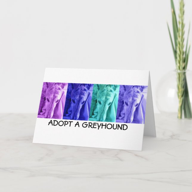 Adopt a Greyhound Notecards (Front)