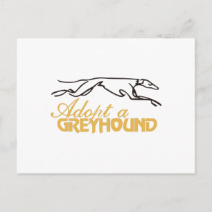 Adopt a Greyhound Postcard