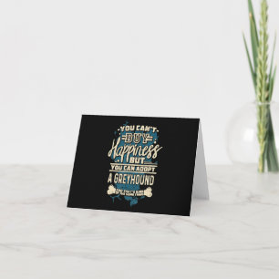Adopt A Greyhound T-Shirt Rescue Dog Shirt Note Card
