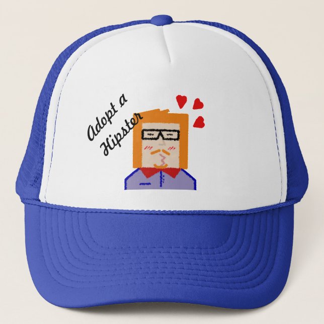 Adopt a Hipster cap (Front)