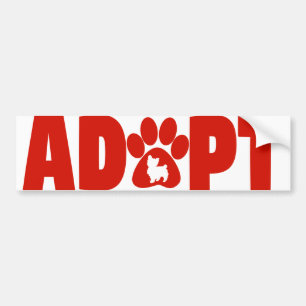 Adopt A Pet Bumper Sticker