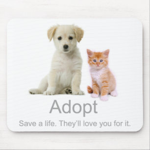 adopt a pet mouse mat