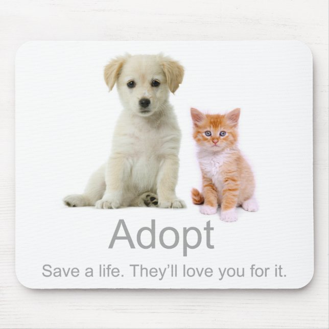adopt a pet mouse mat (Front)