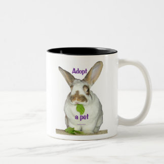 Adopt a pet Two-Tone coffee mug