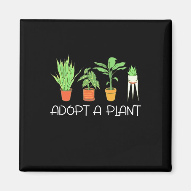 Adopt A Plant Magnet (Front)