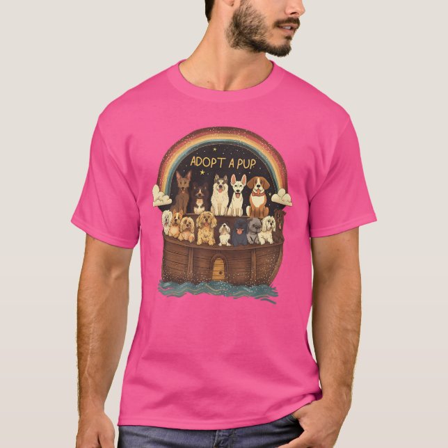 Adopt A Pup T-Shirt (Front)