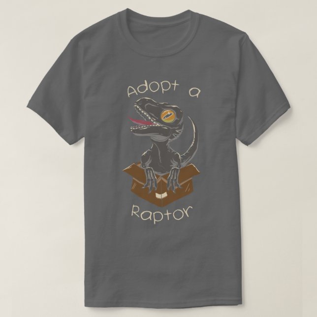 Adopt a Raptor  T-Shirt (Design Front)