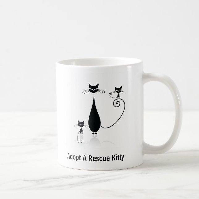 Adopt A Rescue Kitty Mug (Right)