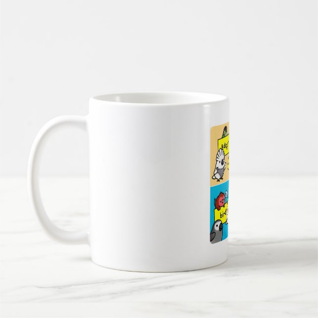 Adopt a Rescued Bird! Coffee Mug (Left)