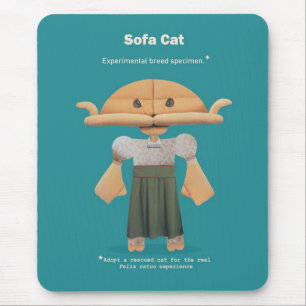 ADOPT A RESCUED CAT! MOUSE MAT