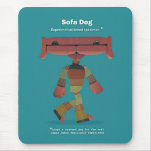 ADOPT A RESCUED DOG! MOUSE MAT