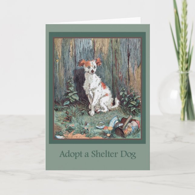 Adopt a Shelter Dog Card (Front)