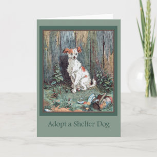 Adopt a Shelter Dog Card