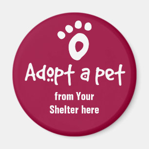 Adopt a Shelter Pet Magnet
