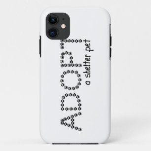 Adopt a Shelter Pet Paws iPhone 11 Case