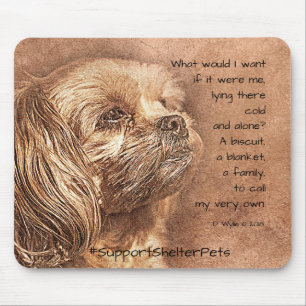 Adopt A Shelter Pet - Shih Tzu Mouse Mat