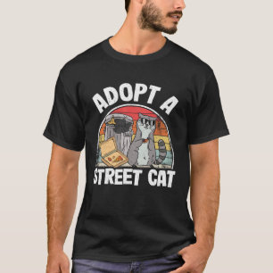 Adopt A Street Cat Trash Garbage Panda Racoon 2 T-Shirt