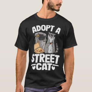 Adopt A Street Cat Trash Garbage Panda Racoon T-Shirt
