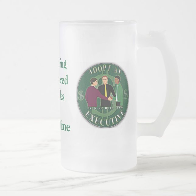 Adopt An Executive Frosted Mug (Right)