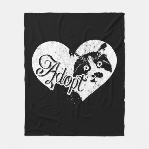 ADOPT CAT FLEECE BLANKET