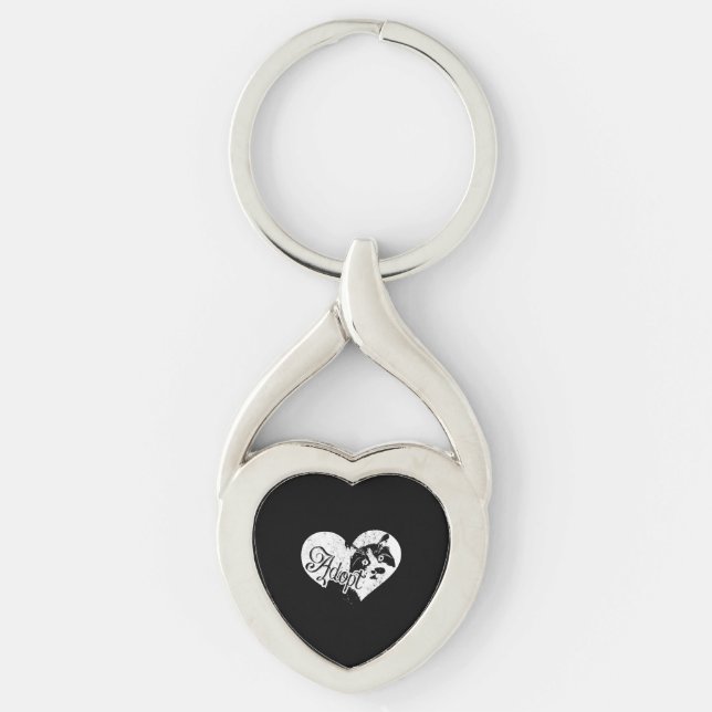 ADOPT CAT KEY RING (Front)