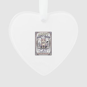 Adopt Don’t Shop Cat Cat Rescue Adoption Vintage V Ornament