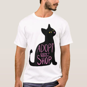 adopt don´t shop Katze T-Shirt