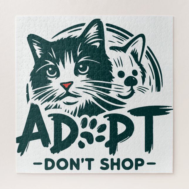 Adopt don't shop 1 jigsaw puzzle (Vertical)
