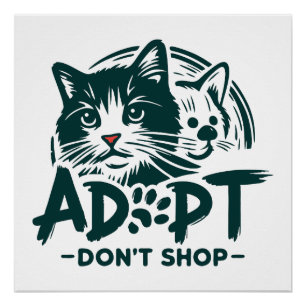 Adopt don't shop 1 poster
