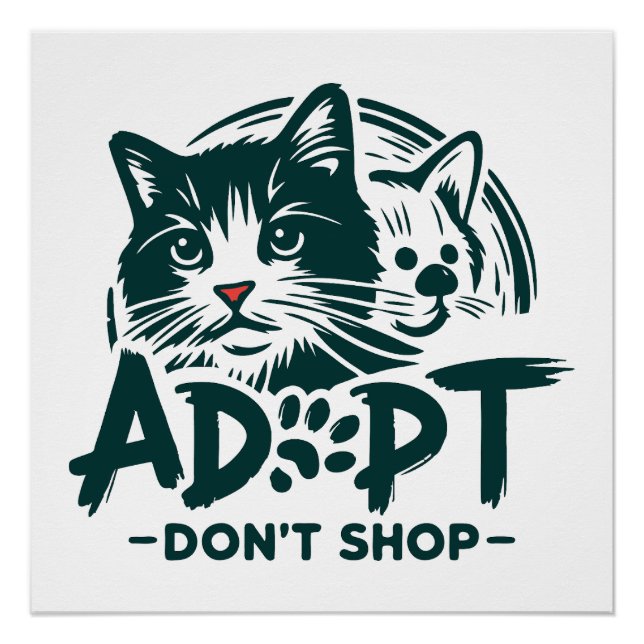 Adopt don't shop 1 poster (Front)
