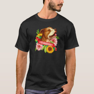 Adopt Don't Shop Animal Pitbull Pibble Mum Rescue T-Shirt