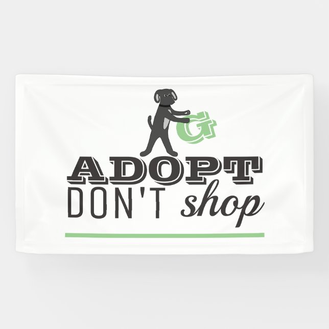 Adopt Don't Shop Banner (Horizontal)