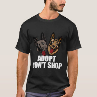 Adopt Don'T Shop Dogs Rescue German Shepherds Desi T-Shirt