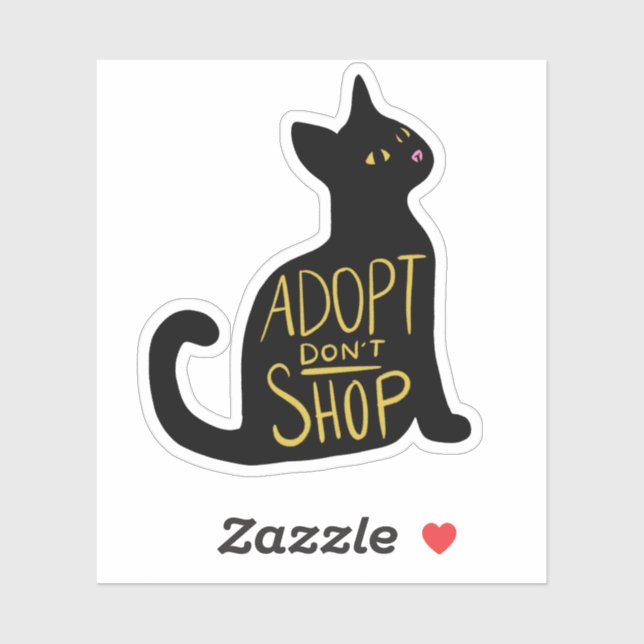 Adopt don't shop Feral Cat Rescue (Sheet)