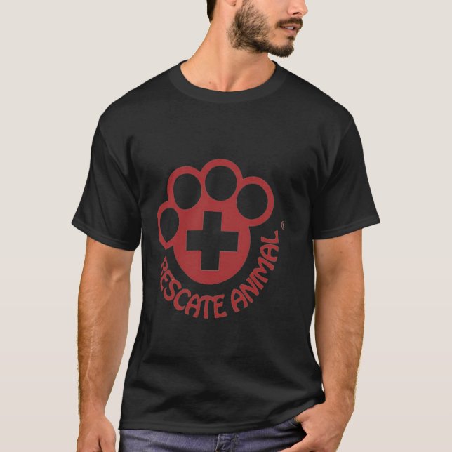 Adopt Don't Shop Rescue Shelter Awareness Animals  T-Shirt (Front)
