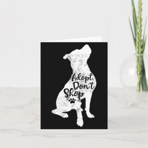 Adopt Don't Shop Rescue Tbull Dog Breed T Bull Mom Card
