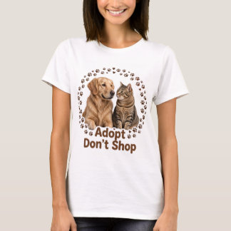 Adopt Don't Shop Women's T-Shirt