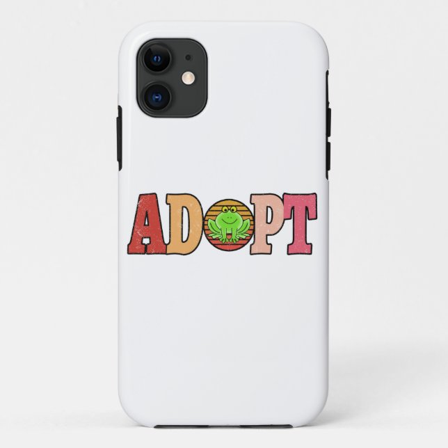 Adopt Frogs | Best frog gift for frog lovers Case-Mate iPhone Case (Back)