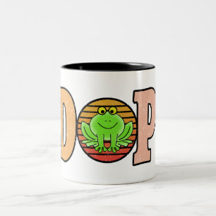 Adopt Frogs Best frog gift for frog lovers Two-Tone Coffee Mug
