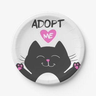 Adopt me - Choose background color Paper Plate