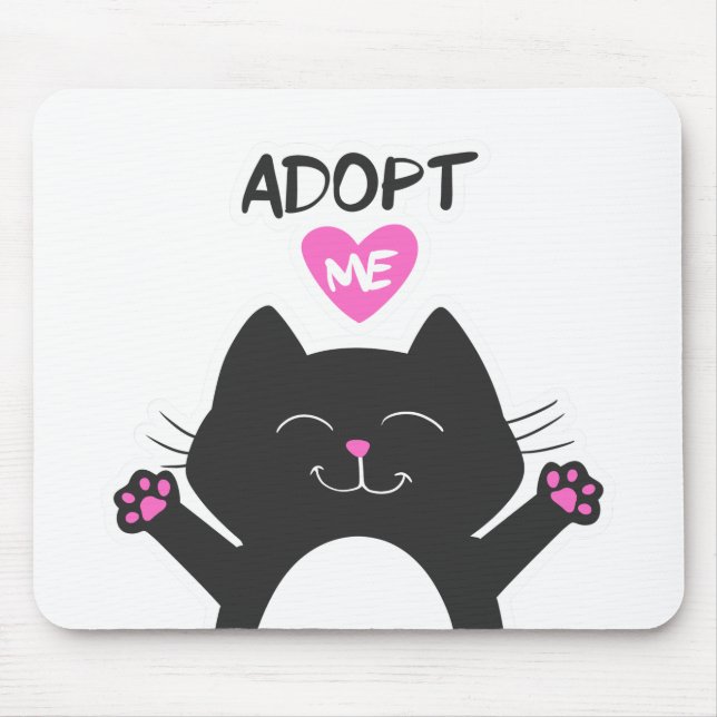 Adopt me - Choose background colour Mouse Mat (Front)