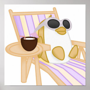 Adopt Me Golden Penguin Poster