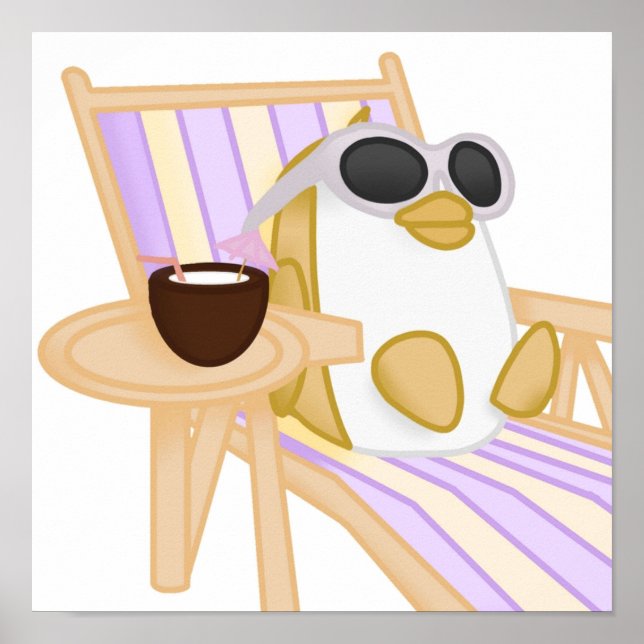 Adopt Me Golden Penguin Poster (Front)