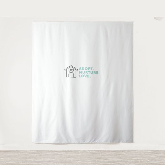 Adopt nurture love tapestry (Front)