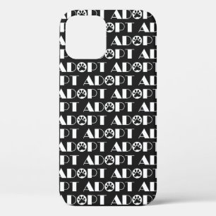 Adopt paw dog iPhone 12 case