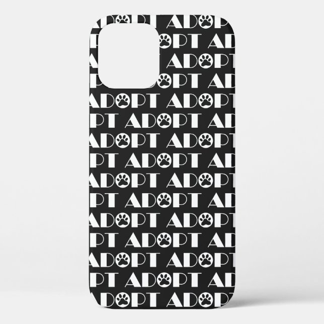 Adopt paw dog Case-Mate iPhone case (Back)