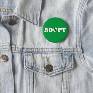 Adopt pets 6 cm round badge